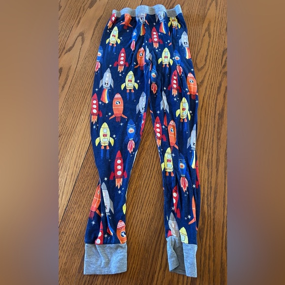 Little Sleepies 2 piece pajama set - Navy Space Explorer - Picture 4 of 5